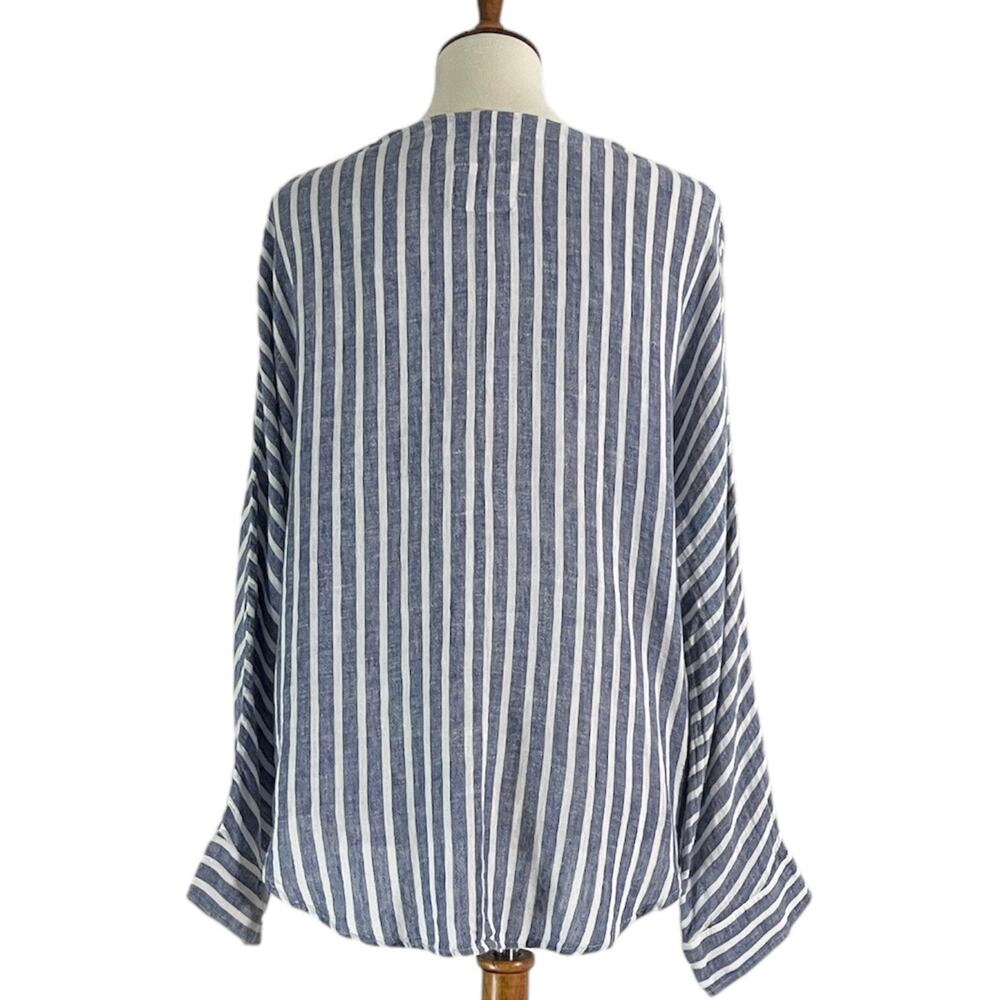 Rails Lily Top Striped Linen Blend Fisherman Core… - image 7